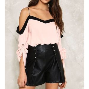 Crepe pink top