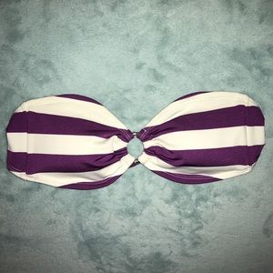 {Xhilaration} Striped Bikini Top