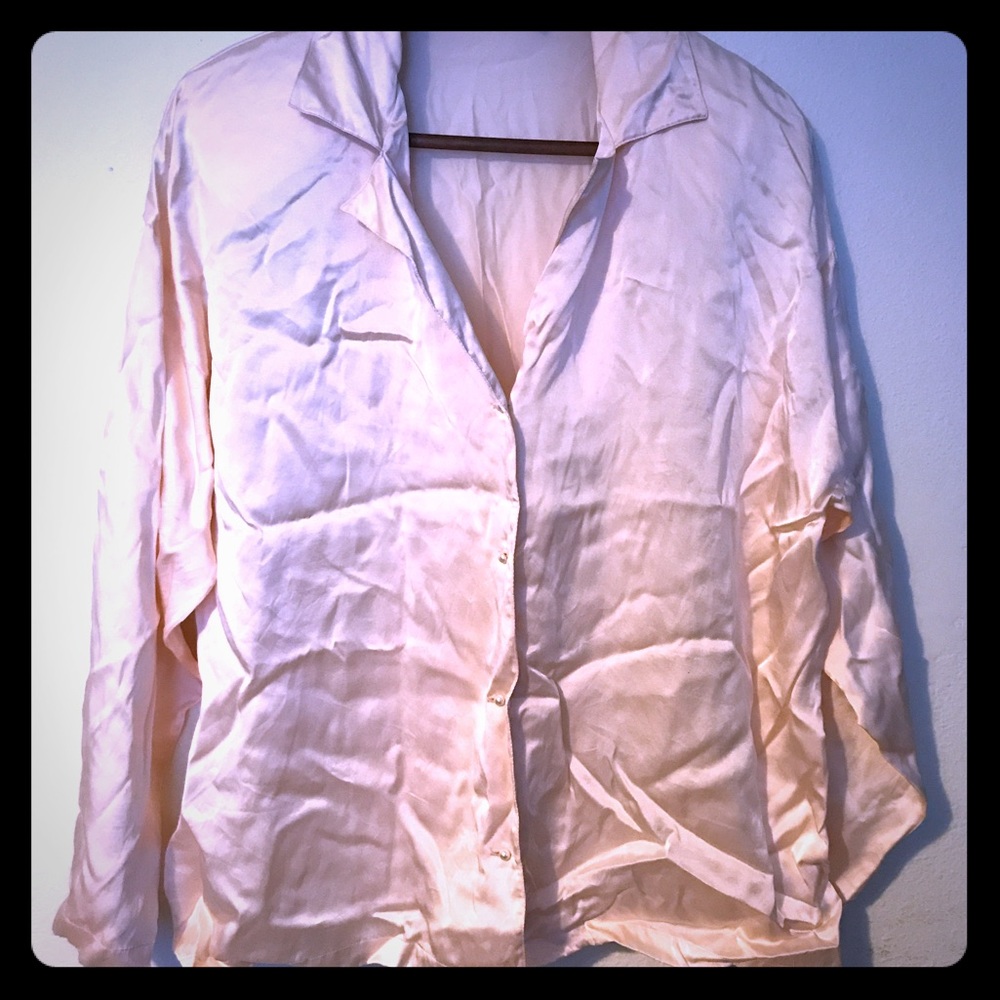 Vintage Victoria's Secret Silk Pajama Top