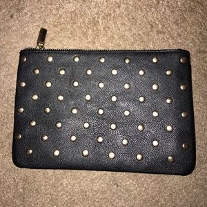 Forever 21 black gold stud small clutch Forever 21 black gold stud small clutch