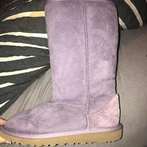 Purple kids UGG boots
