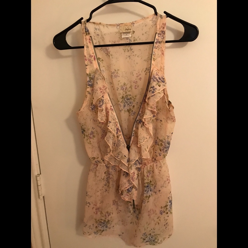 Boutique floral tank top