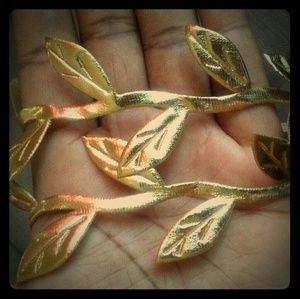 Mommy and Me Matching Gold/Silver Leaf Headbands