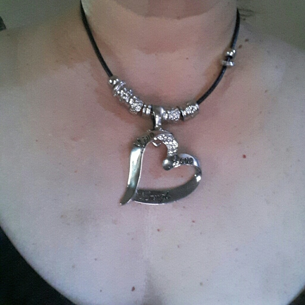 Free*    Heart necklace * with any purchase.