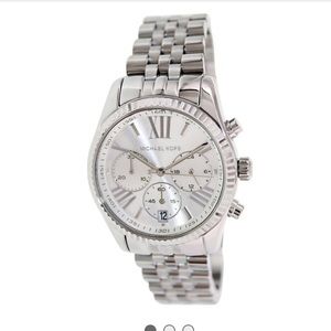 Silver women’s  Michael Kors Lexington watch