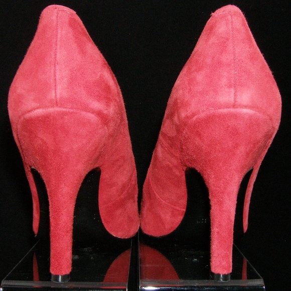 Nine West 'Giovanna' suede gold pointed pump 7.5M - Picture 4 of 8