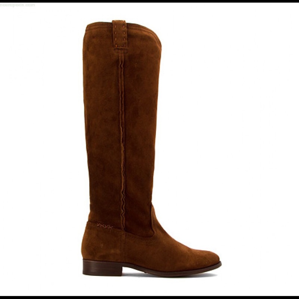 Frye Cara Suede Leather Tall Boot NWT! - Picture 2 of 8