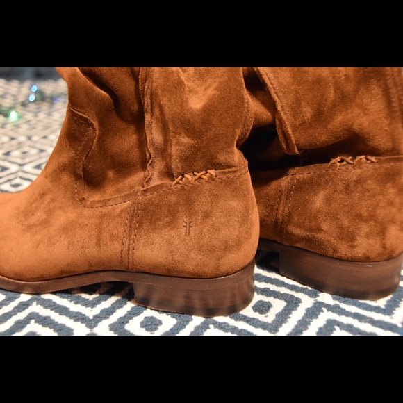 Frye Cara Suede Leather Tall Boot NWT! - Picture 7 of 8