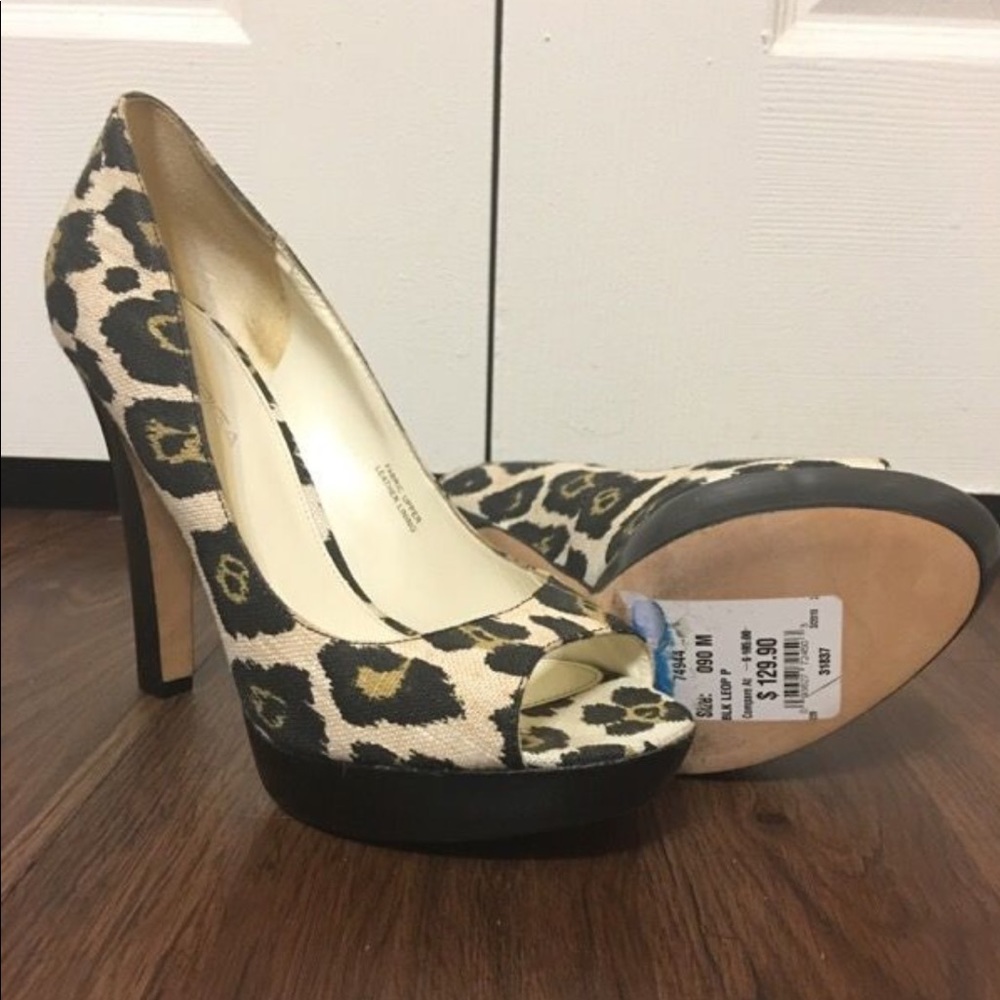 VIA SPIGA Leopard heels