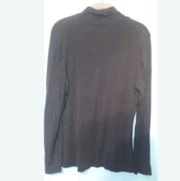 Brown apt 9 long sleeve turtle neck xl - Picture 1 of 4
