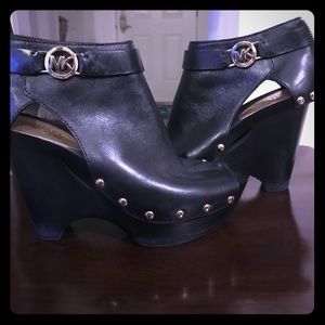 Michael Kors Studded Leather Booties