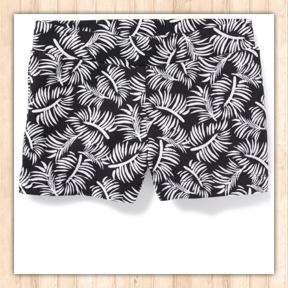 OLD NAVY Shorts Black & White Palm Girl Gap - Picture 7 of 7