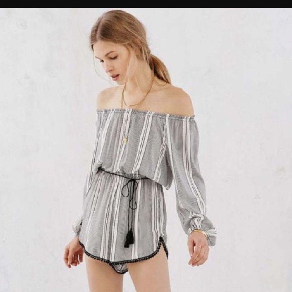 Urban Outfitters Off Shoulder Romper