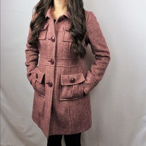Pink long winter coat from Nordstrom 💕