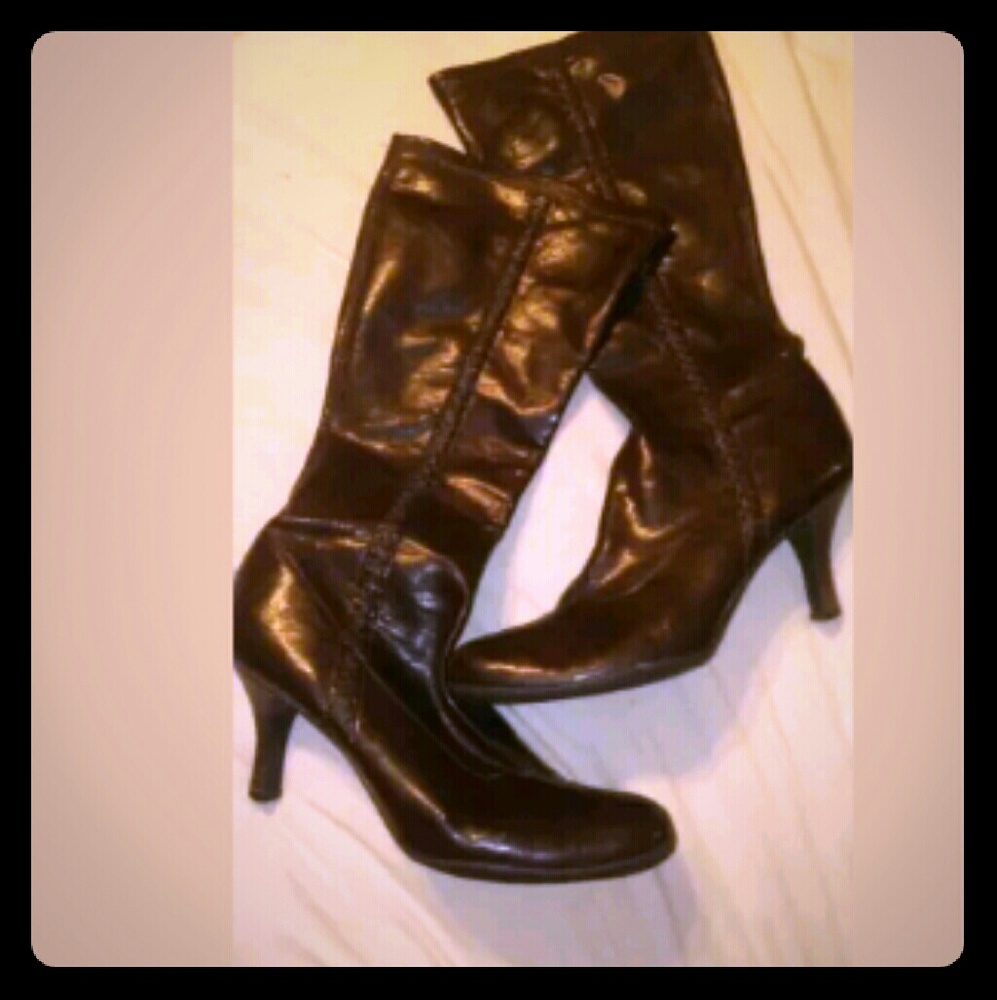 Gianni bini leather boots size 8.5