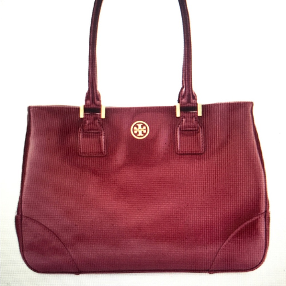 Tory Burch Robinson Saffiano East-West Tote Bag