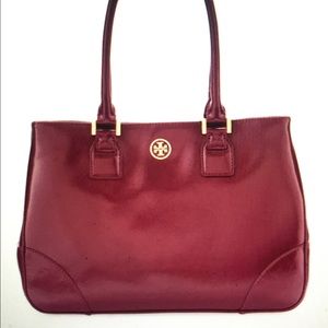 Tory Burch Robinson Saffiano East-West Tote Bag
