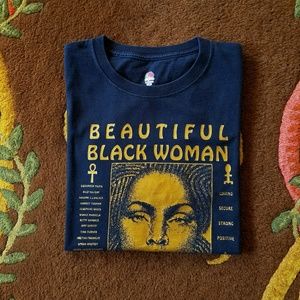 Beautiful Black Woman Tee Shirt Beautiful Black Woman Tee Shirt