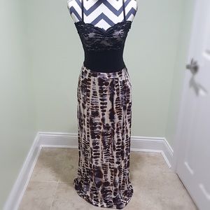 Tie Dye Print Maxi Tie Dye Print Maxi