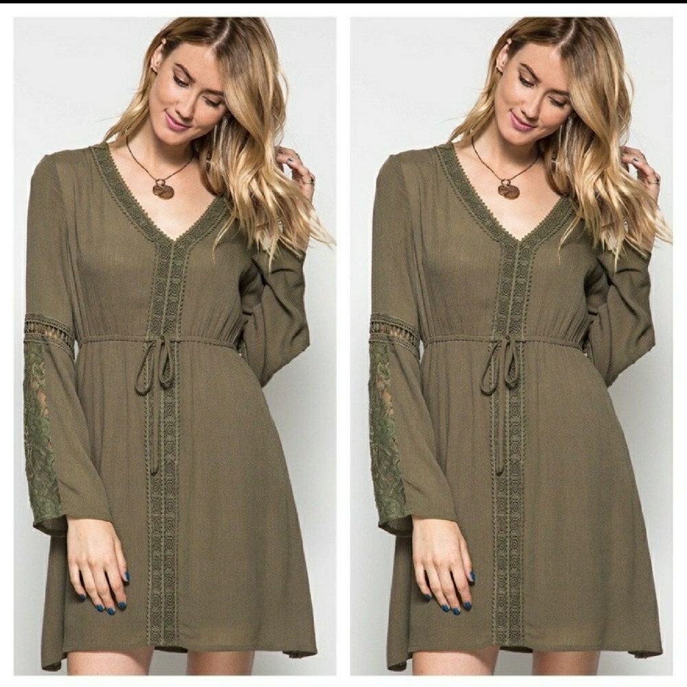 PRICE DROP🔥DETAIL TUNIC DRESS‼️