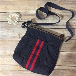 Navy Nylon Cross body bag by Bass Navy Nylon Cross body bag by Bass