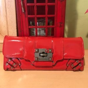 Juicy Couture Red Patent Leather Wallet/Clutch