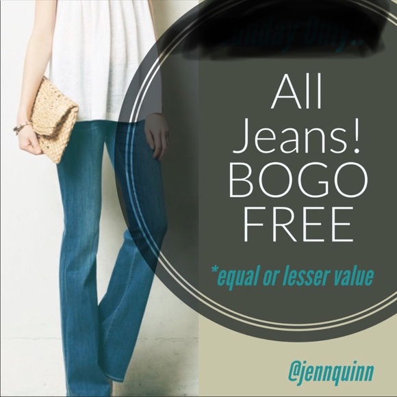 Buy One Pair of Jeans, Second Pair is Free!!