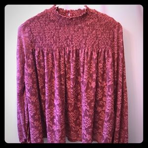 Anthropologie lace swing top nwt Anthropologie lace swing top nwt