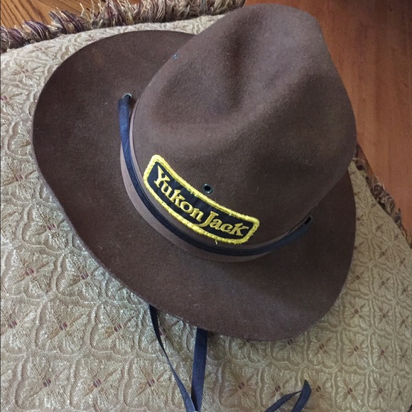 Rare Vintage YUKON JACK Brown BRONER Campaign HAT - Picture 2 of 6