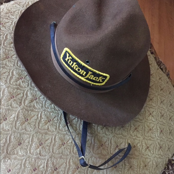 Rare Vintage YUKON JACK Brown BRONER Campaign HAT - Picture 6 of 6