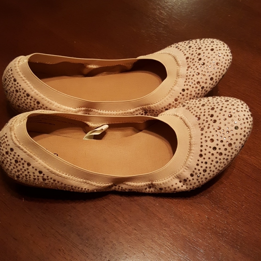 Mossimo Pink Sparkly Flats