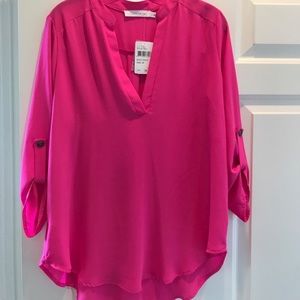 Lush neon pink size medium tunic blouse Lush neon pink size medium tunic blouse