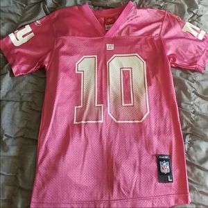 New York Giants Jersey Pink Youth Large New York Giants Jersey Pink Youth Large