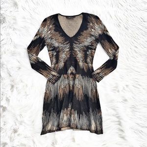 BCBG MaxAzria Katia electric strokes knit dress BCBG MaxAzria Katia electric strokes knit dress