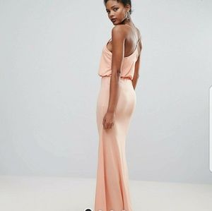 Club L peach maxi dress Club L peach maxi dress