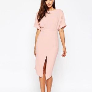 ASOS favorite pencil dress with slit ASOS favorite pencil dress with slit