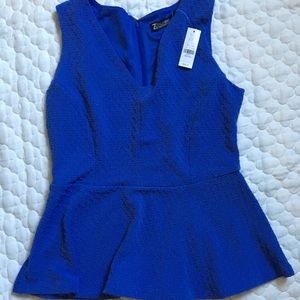 NWT NY&Co peplum top
