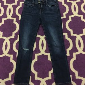  Express Distressed Cropped Jean Legging