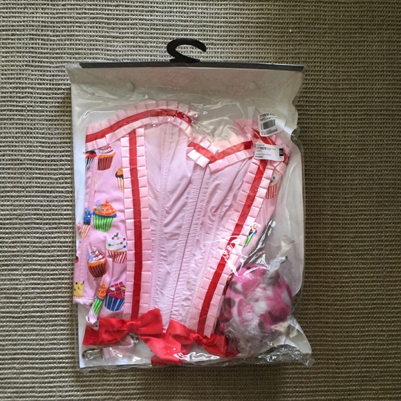 MYSTERY HOUSE COSPLAY COSTUME CORSET TOP CUPCAKE GIRL DELUXE COSTUME S NIP - Picture 15 of 15