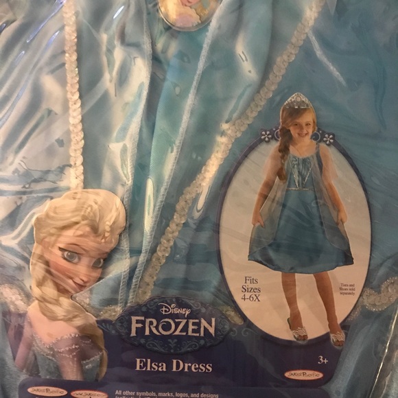Disney Frozen Elsa Sz 4 - 6 Halloween Costume - Picture 2 of 2