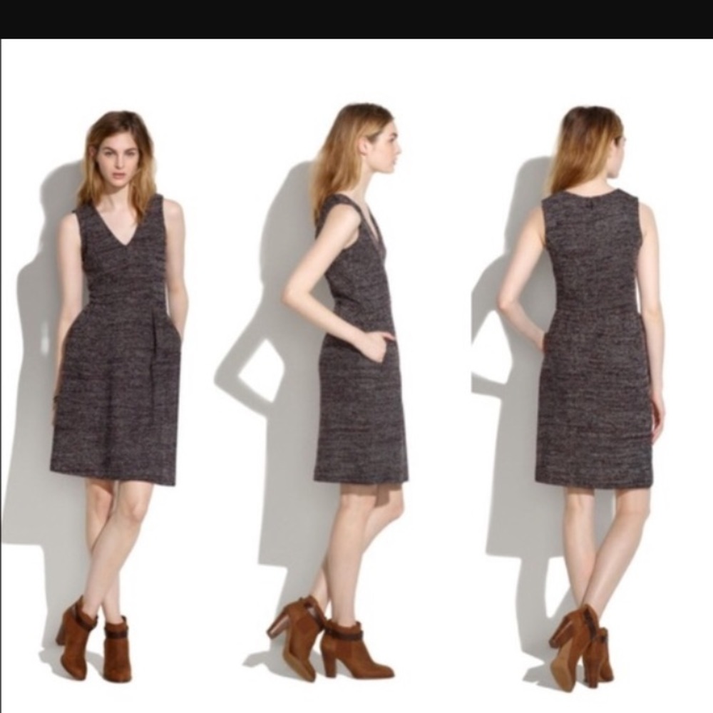 Marled Burgundy Terrace dress