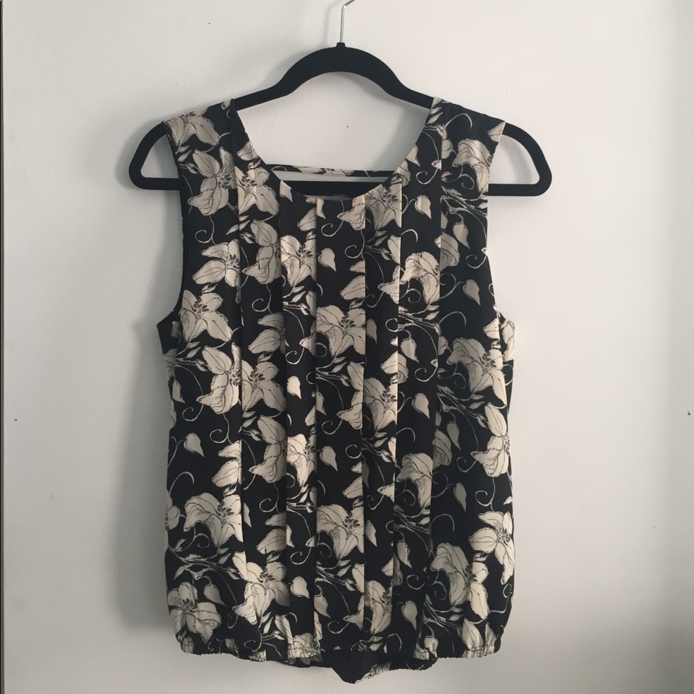 Meadow rue pleated petals tank