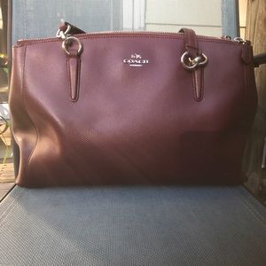 Burgundy Coach bag!