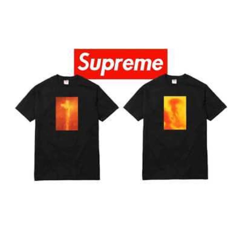 Supreme Piss Christ T shirt / Baby Madonna T shirt