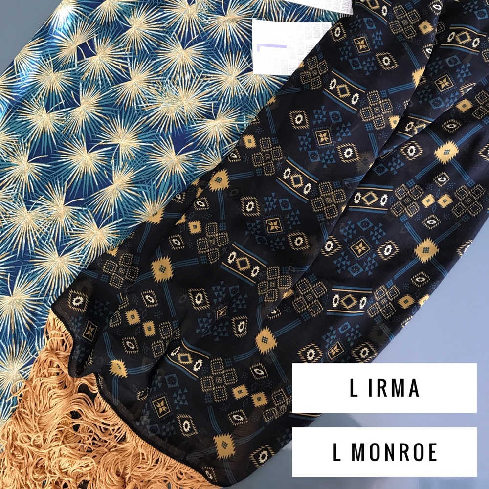 LuLaRoe L Irma & L Monroe Outfit
