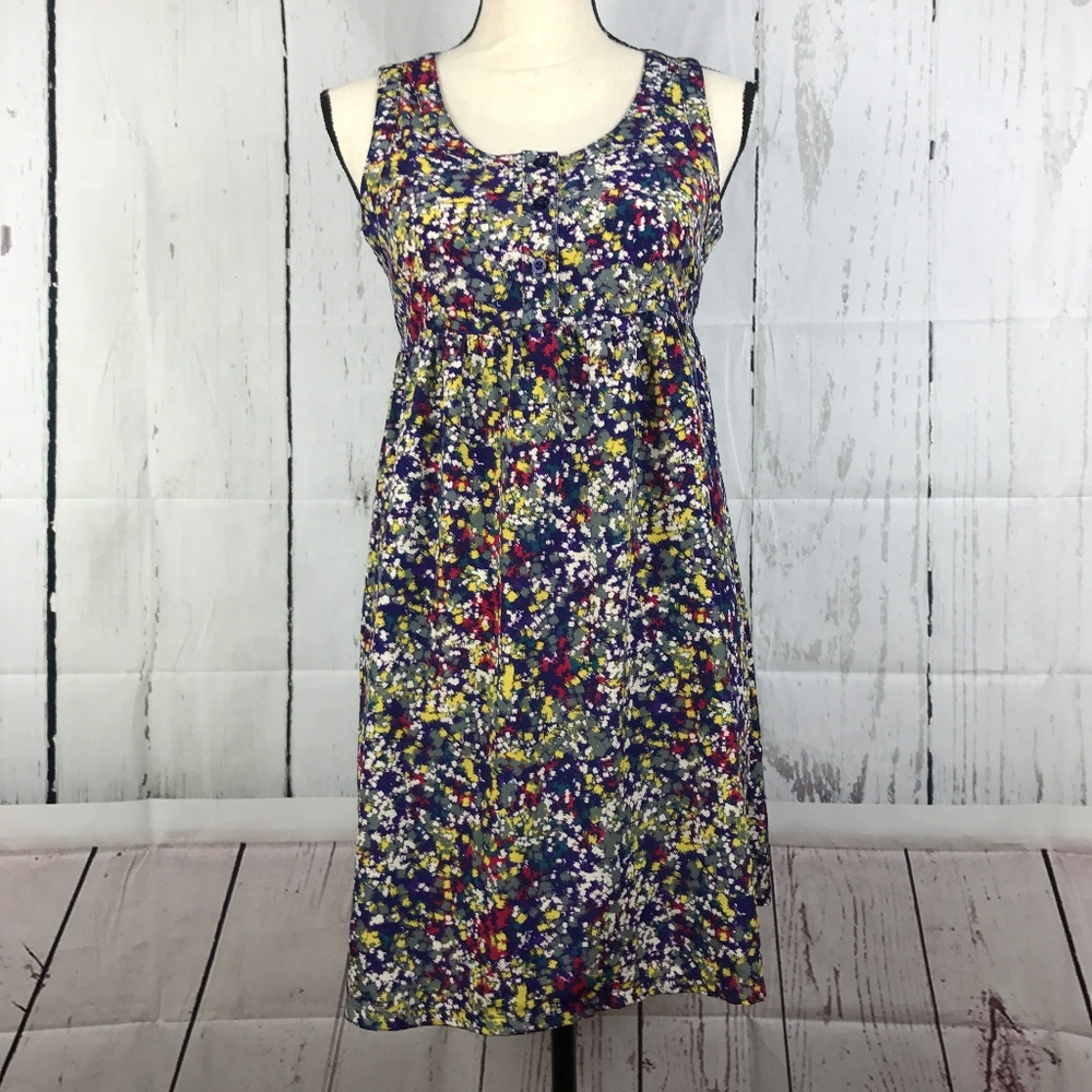 Johnny Martin Dress Mini Multicolored Floral Sz S