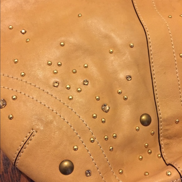 Coach tan genuine leather handbag - Picture 2 of 8