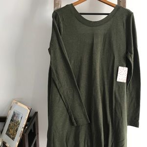 Free People Sweatshirt Swing Dress