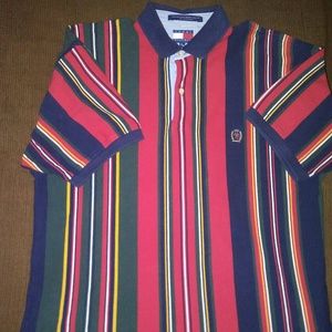 Vintage Tommy Hilfiger multi colored polo