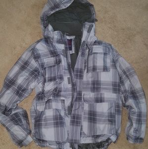 Men's Free Country Plaid Ski Coat